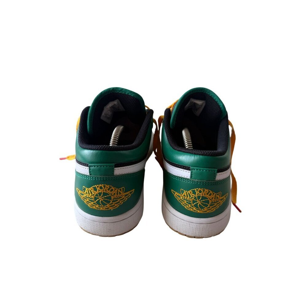 Nike Air Jordan 1 Low SE Holiday Special Malachite Green Sneakers Size 9 - Picture 6 of 10